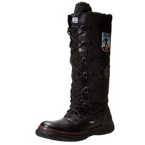 Pajar Zip Grip Black w/red trim Snow Boot